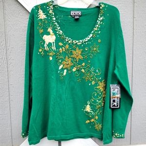 BEREK NWT CHRISTMAS SWEATER SIZE 2XL
